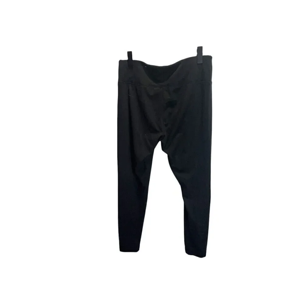 Justice Active Girls Black Leggings size 10 plus Stretch Activewear